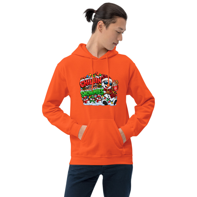 Chililn with my Snowmees Unisex Hoodie