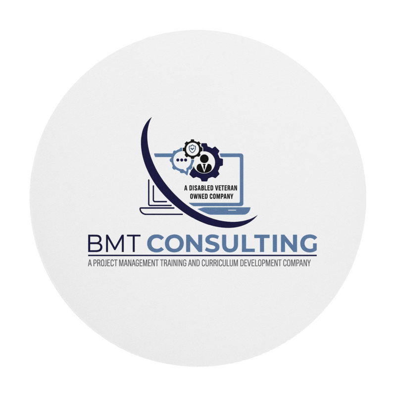 BMT Logo Round mouse pad