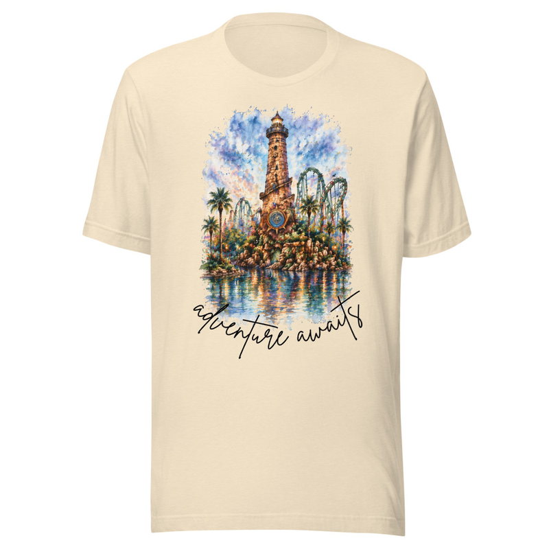 Island Adventure Tee – 3XL, Heather Natural