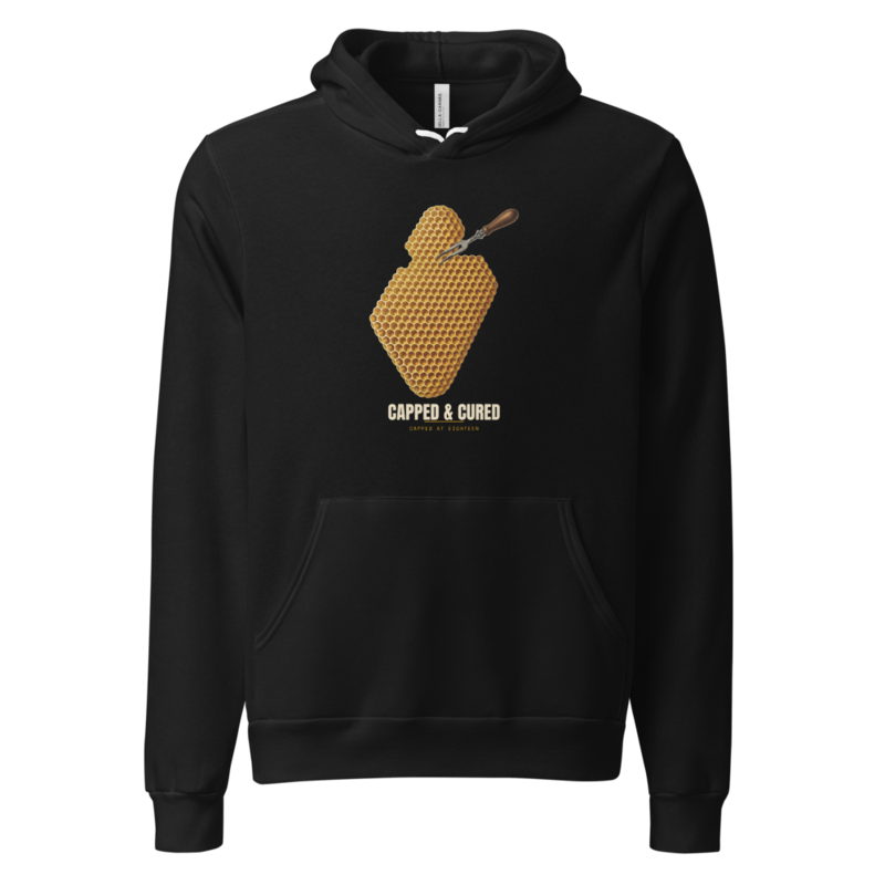 Capped and Cured Hoodie — Beekeeping merch