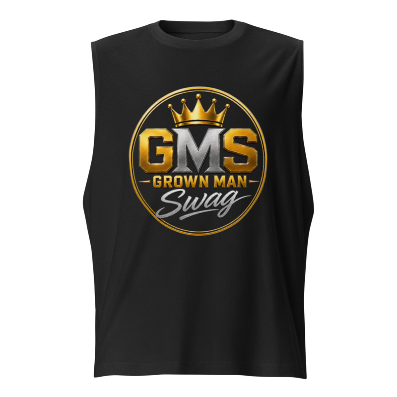 Grown Man Swag Signature Premium Muscle Shirt | Confidence • Style • Respect