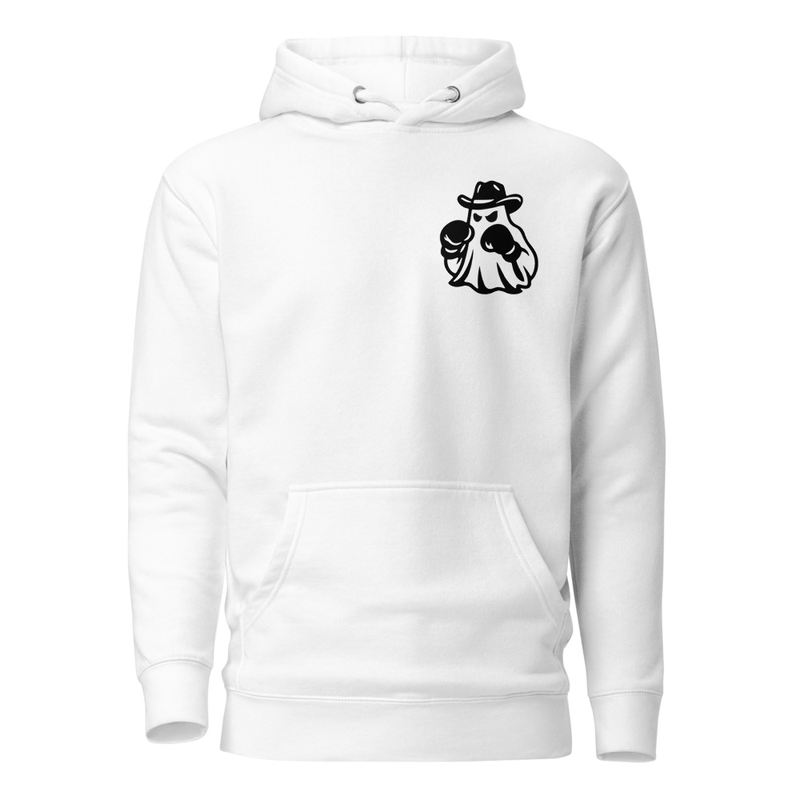 "THE PHANTOM" WHITE HOODIE