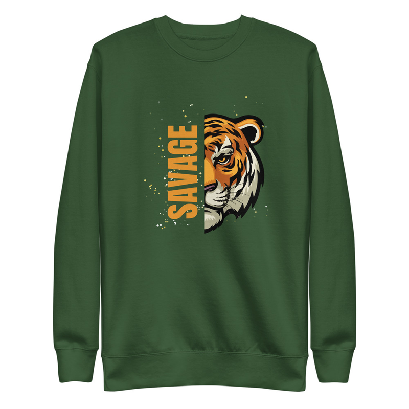 Savage - Premium Sweatshirt – 2XL, Forest Green
