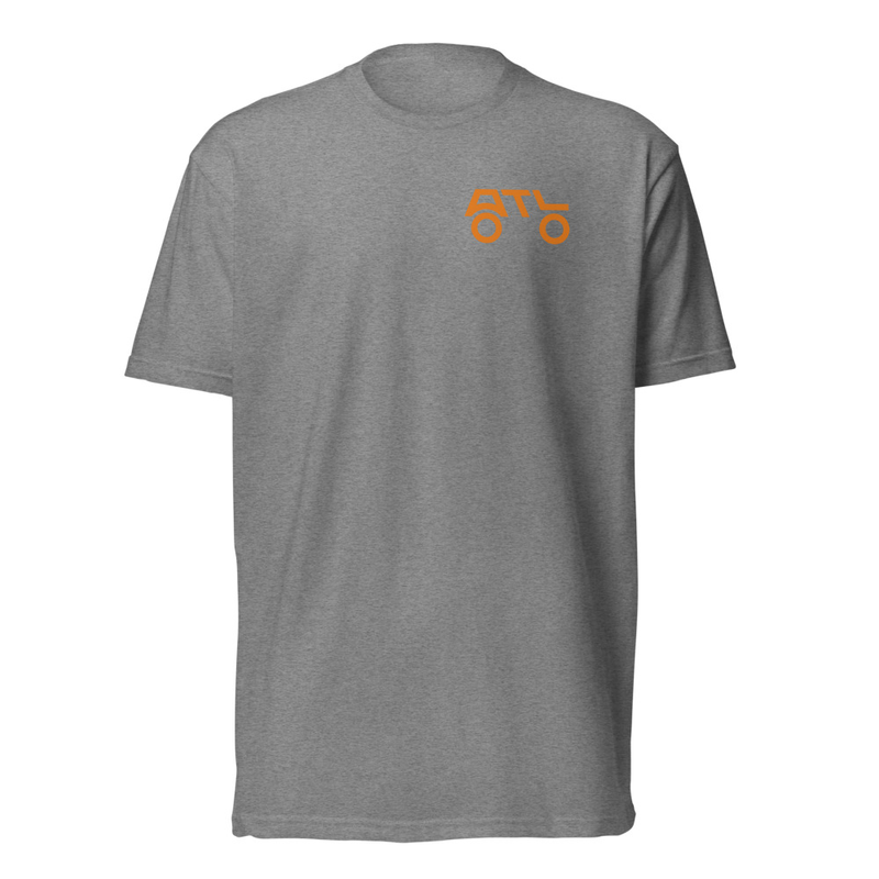Brand Mark T-shirt  (F/R) - ORANGE Logo – Image 4