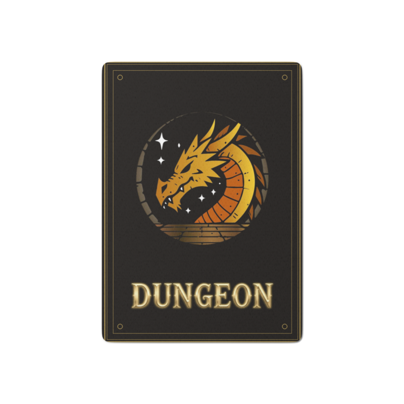 Dungeon Playing Cards — front view