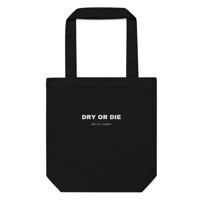 DRY OR DIE Tote mockup