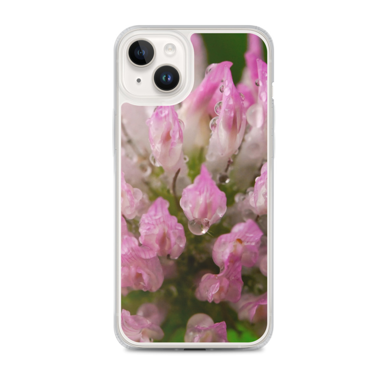 Flower MagSafe® clear case for iPhone® 16 options