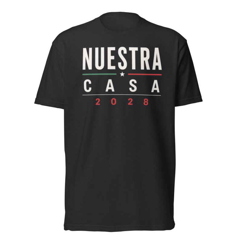 Nuestra Casa 2028 Tee – Modern Statement Design (Black)