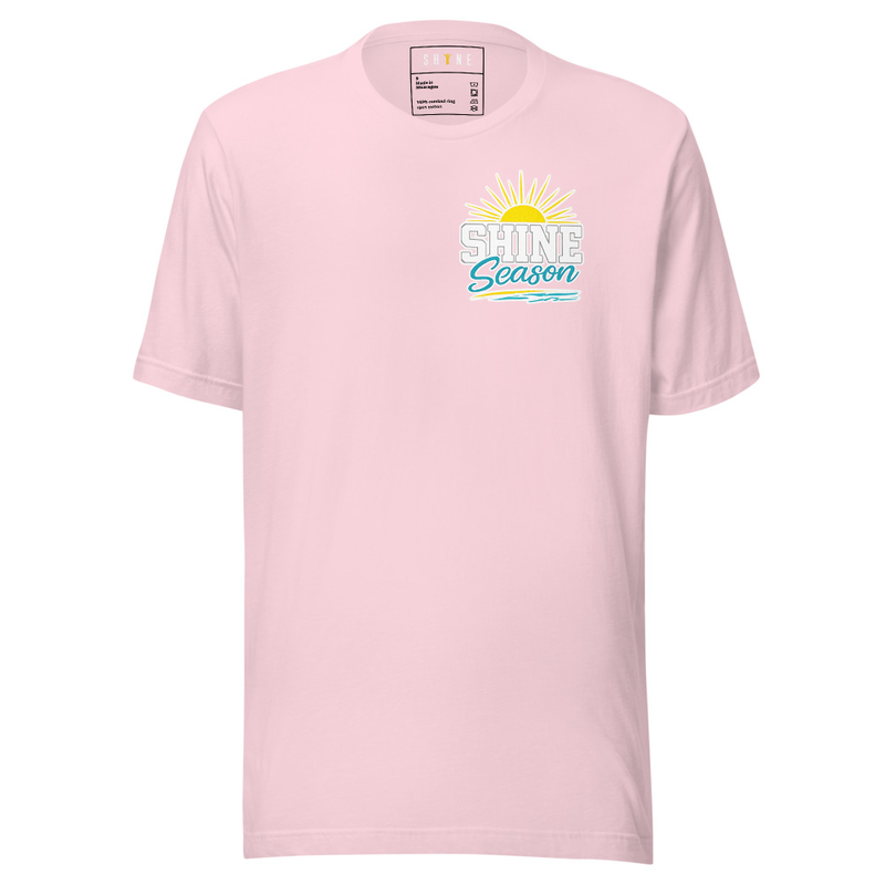 SHINE Season T-shirt – L, Soft Pink