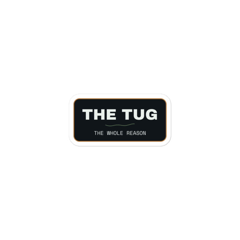 THE TUG Sticker mockup
