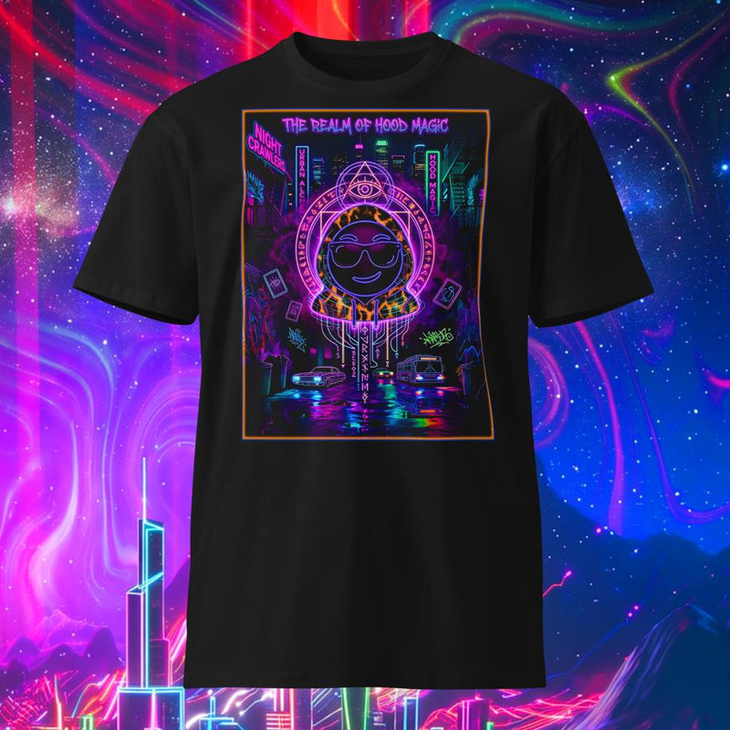 Urban Mystic Hipster Hustler emoji T-shirt