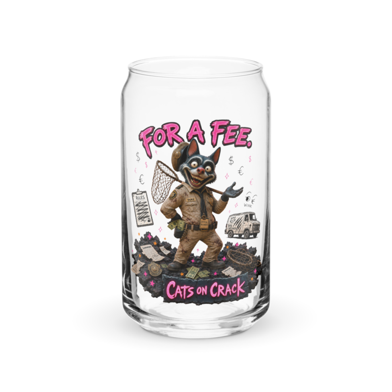 For A Fee 16oz Can Glass
