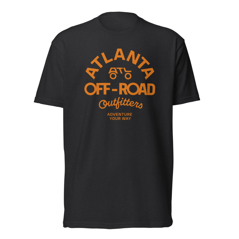 Circular Badge T-shirt (FRONT) - ORANGE LOGO