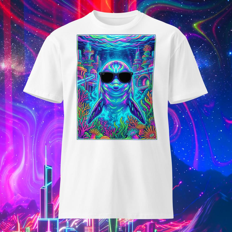 Animal Kingdom Hipster Dolphin - Animal Kingdom Hipster Dolphin / White / S