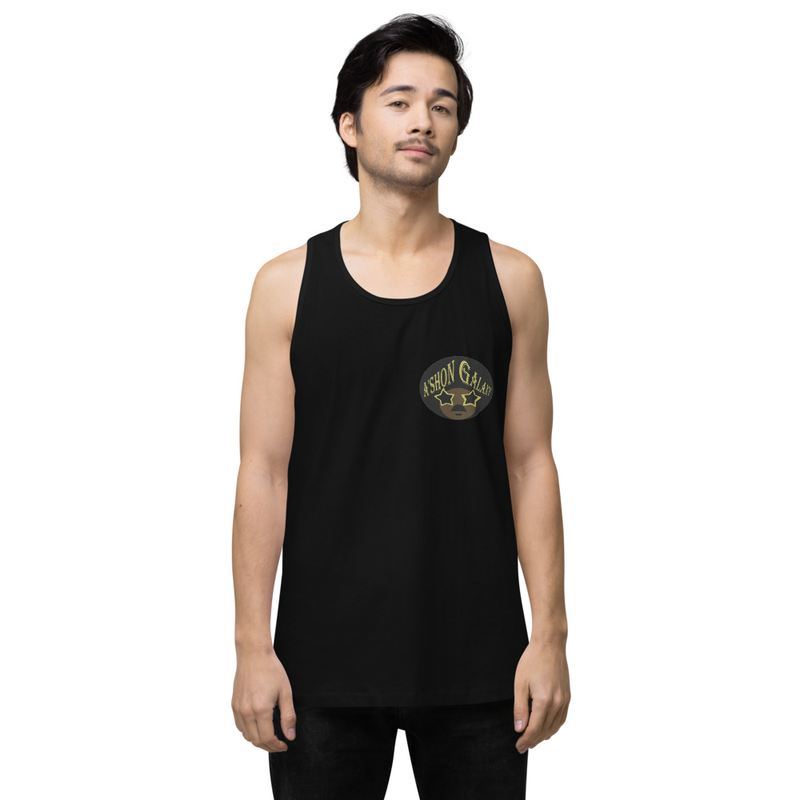 A'shon Galaxy Logo Men’s premium tank top