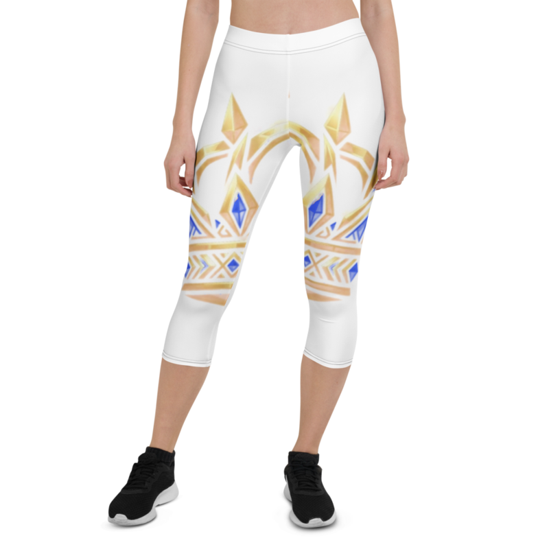 Uncle Benny ® Gilded Crown Leggings Neon Blue EST. 2020