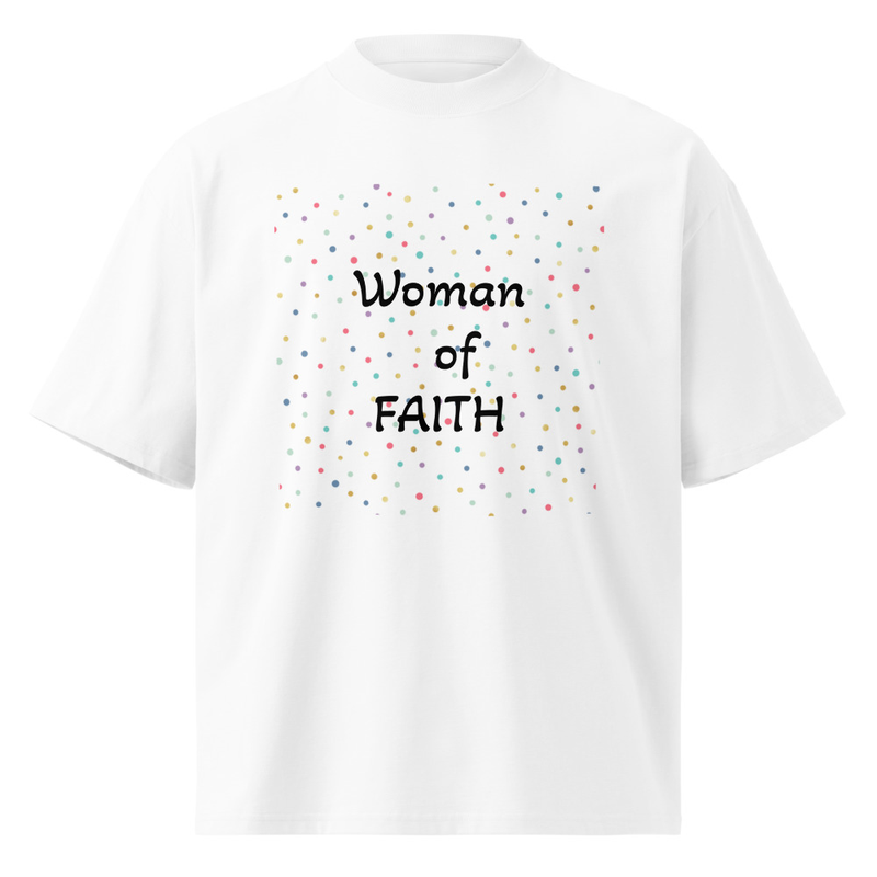 Unisex organic oversized high neck t-shirt — Christ Kingdom Apparel