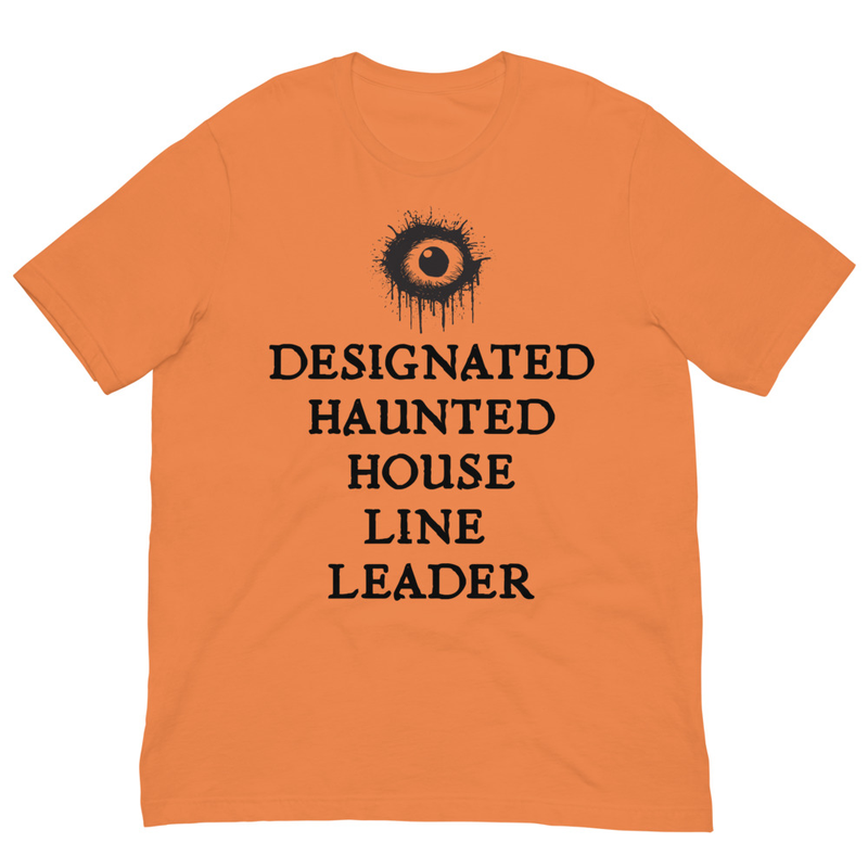 Haunted House Line Leader Tee – 2XL, Burnt Orange
