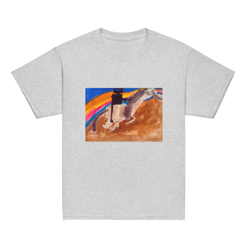 Ned Kelly - Youth Tee – XS, Sport Grey