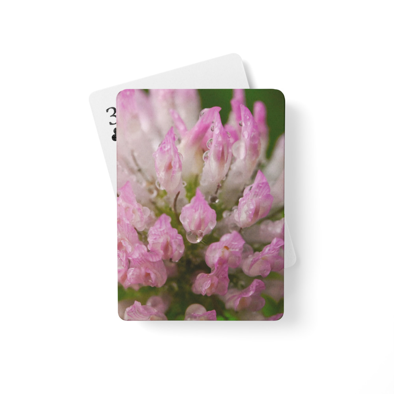 Flower playing cards
