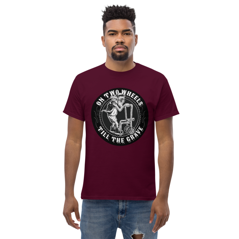 Retro Rider Tee - 'Two Wheels 'Til The Grave