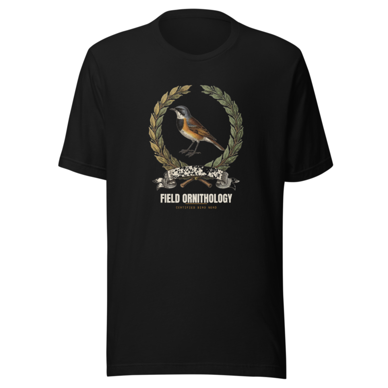 Field Ornithology Tee — Birding merch