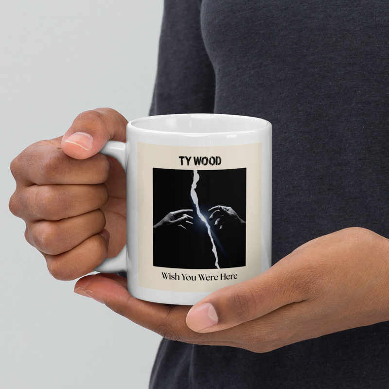 Wish You Were Here White Mug