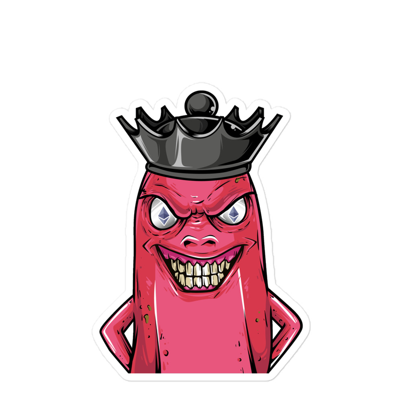 Mad Joker Banana Sticker