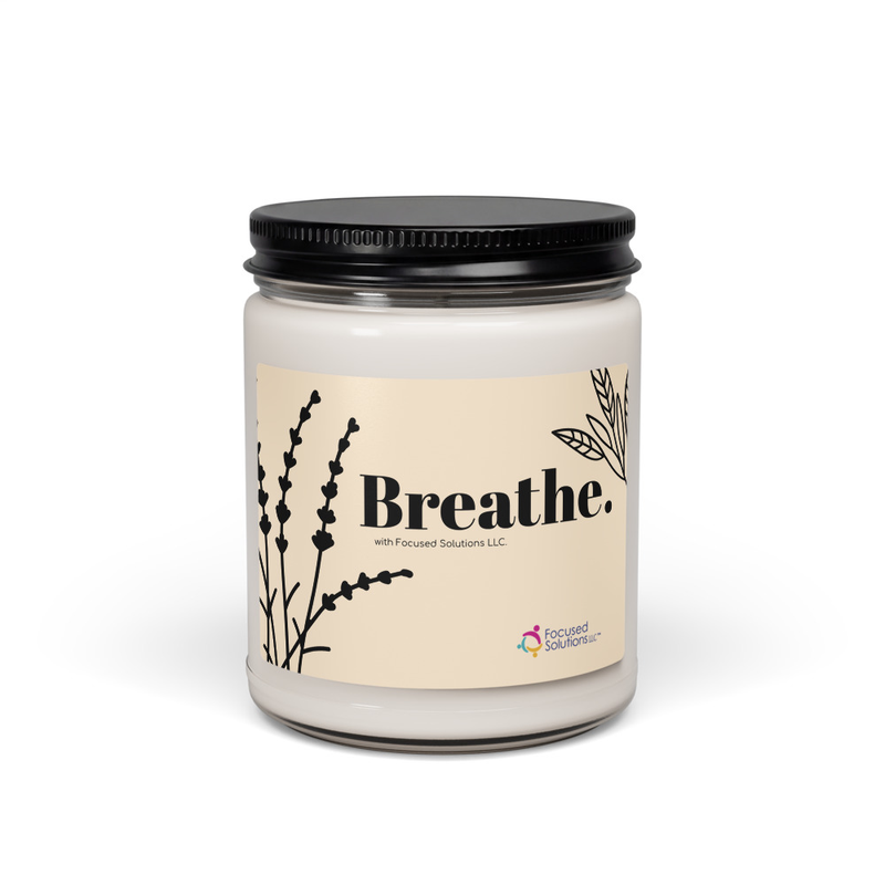 Scented Lavendar and Sage Soy Candle