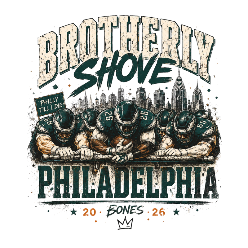 Brotherly Shove Sticker