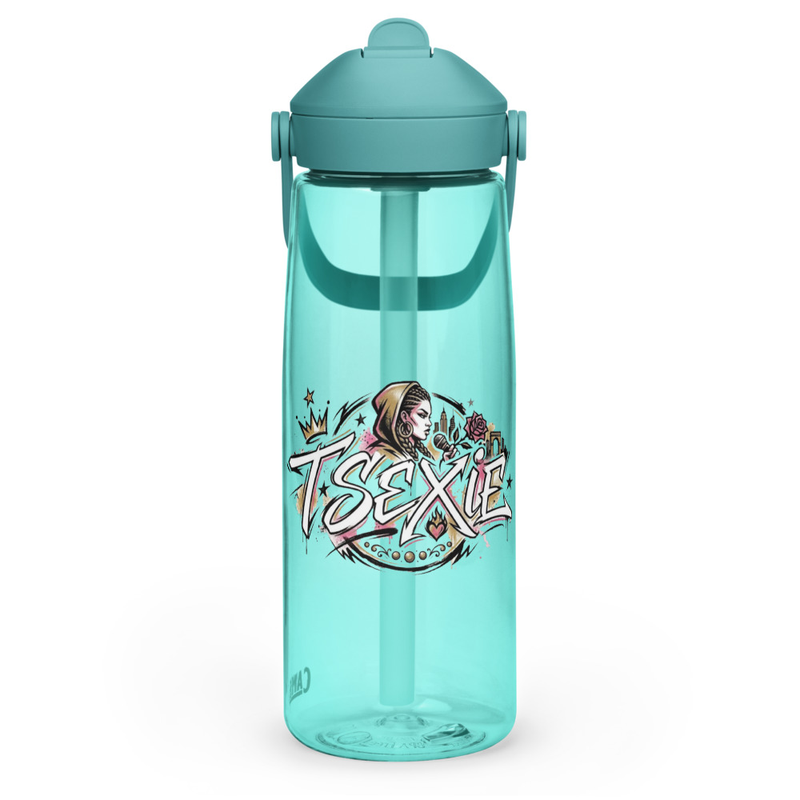 T Sexie Flip Straw Water Bottle