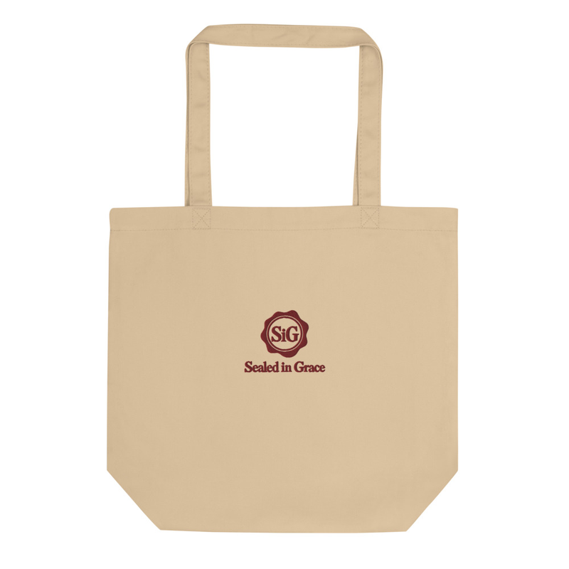 Sealed in Grace Embroidered Tote