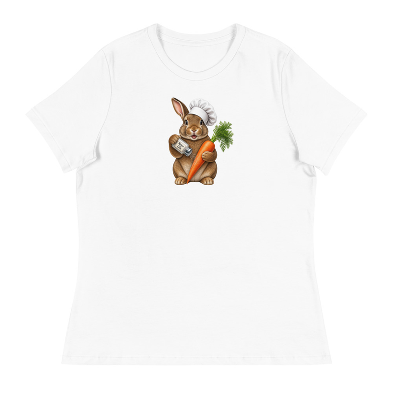 Mini Rex Rabbit Chef Women's Relaxed T-Shirt