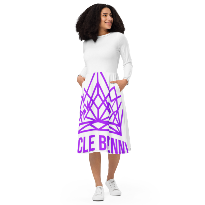 Uncle Benny ® Crown Dress Neon Purple EST. 2020
