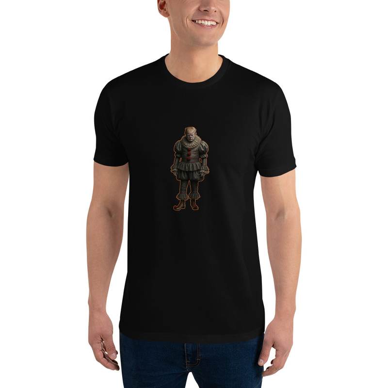 Evil Clown no cap-Short Sleeve T-shirt