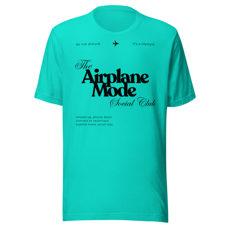 Airplane Mode Tee – 2XL, Teal