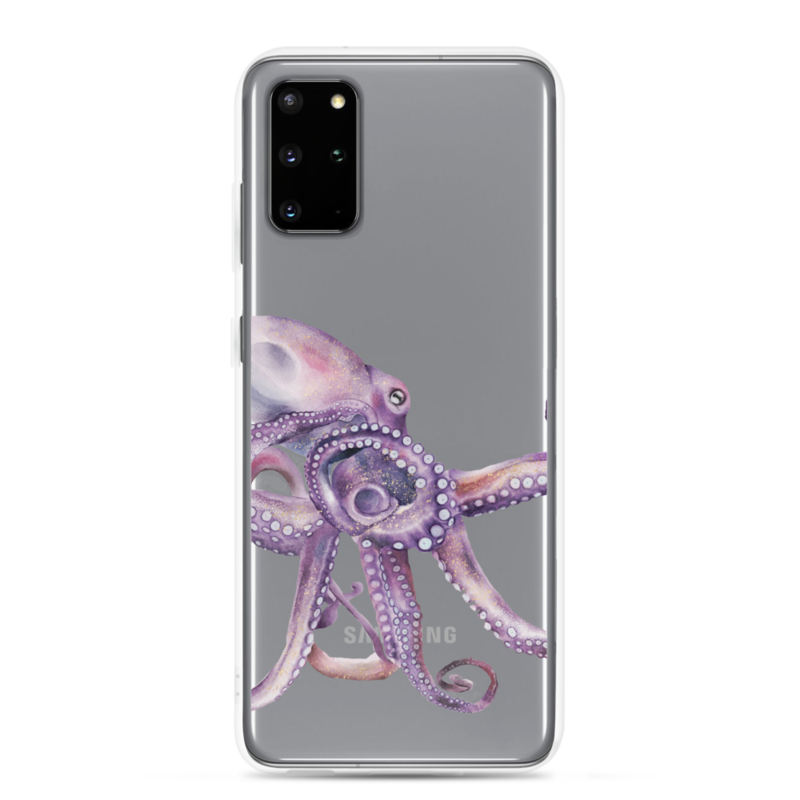 Watercolor Octopus Clear Case for Samsung®
