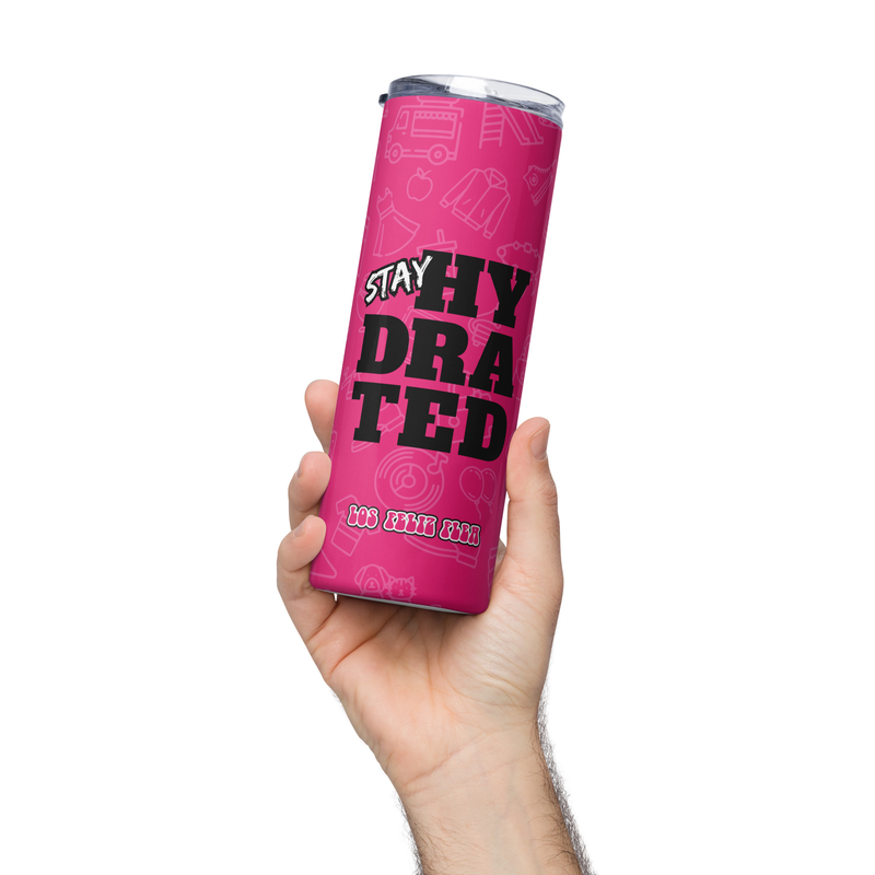 Stay Hydrated Los Feliz Pink Stainless steel tumbler