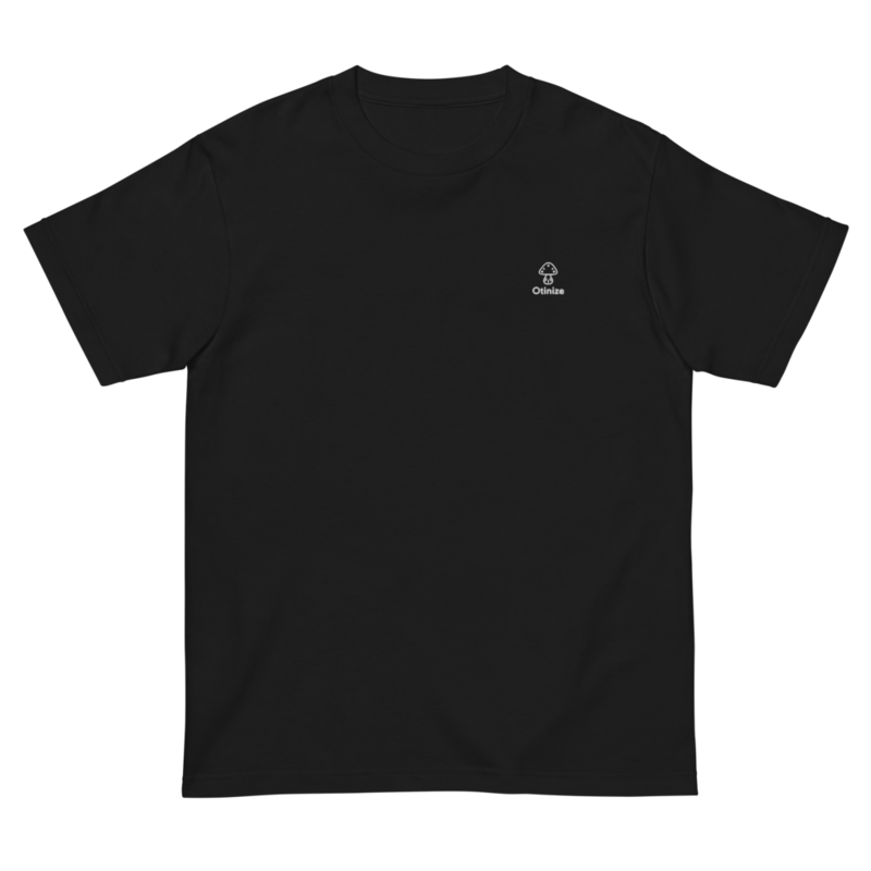 Otinize 刺繍 tee（ブラック）