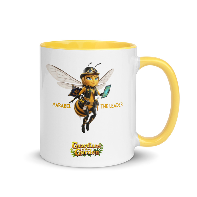 Marabel White Mug with Yellow Color Inside