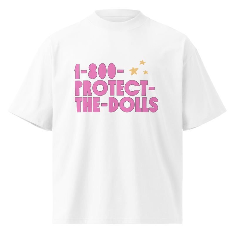 Oversized high neck Protect the Dolls t-shirt