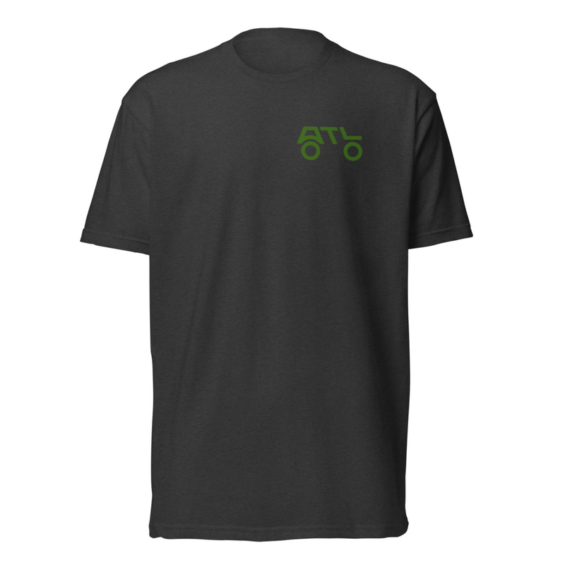 Brand Mark T-Shirt (F/R) - GREEN LOGO – Image 2