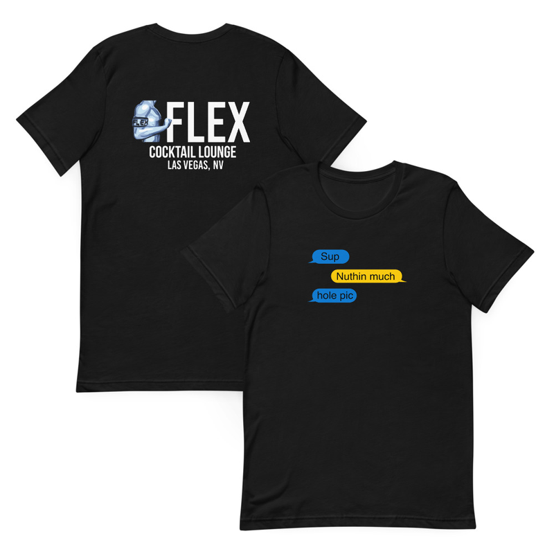 Hole Pic? Unisex t-shirt — Black