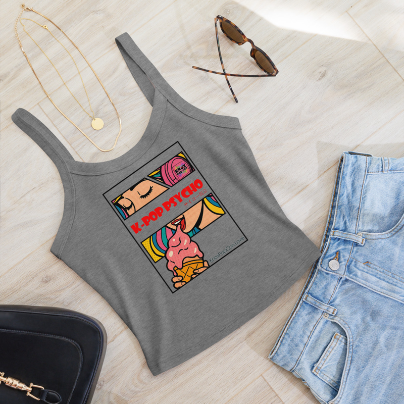K-Pop Psycho Women’s micro-rib tank top