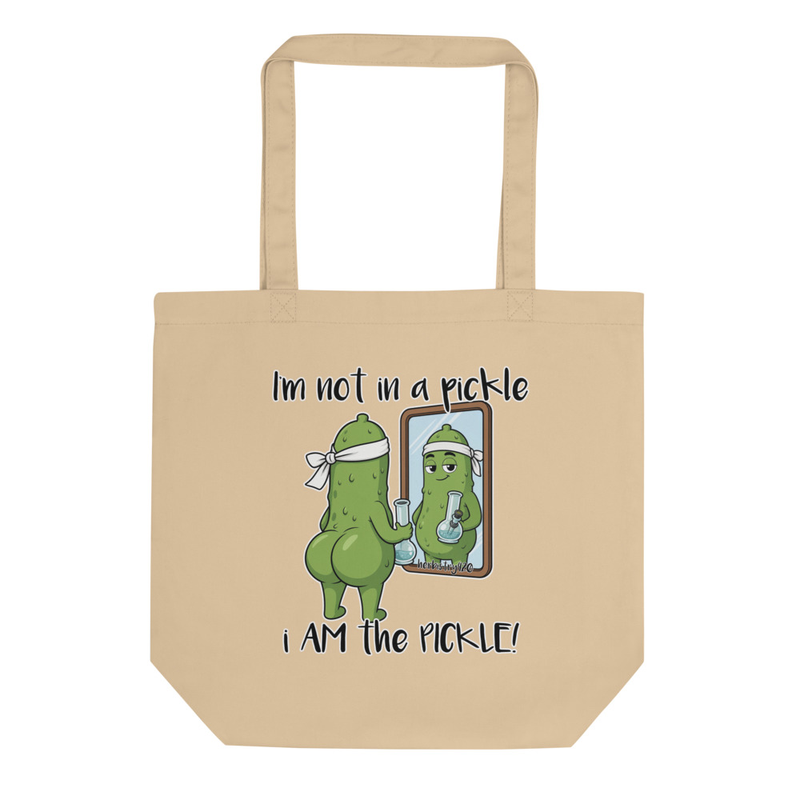 I Am The Pickle – Eco Tote Bag — Oyster