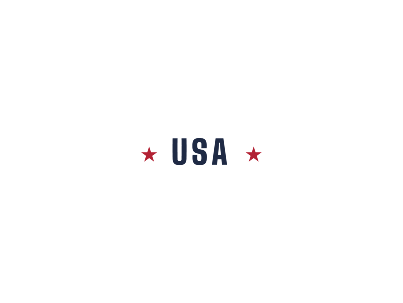 USA star tumbler — Size: 20oz, Color: White