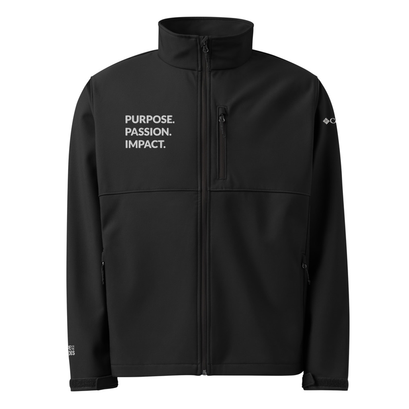 HFTT Columbia Full-Zip Softshell Jacket | Purpose. Passion. Impact. (Colors Available)