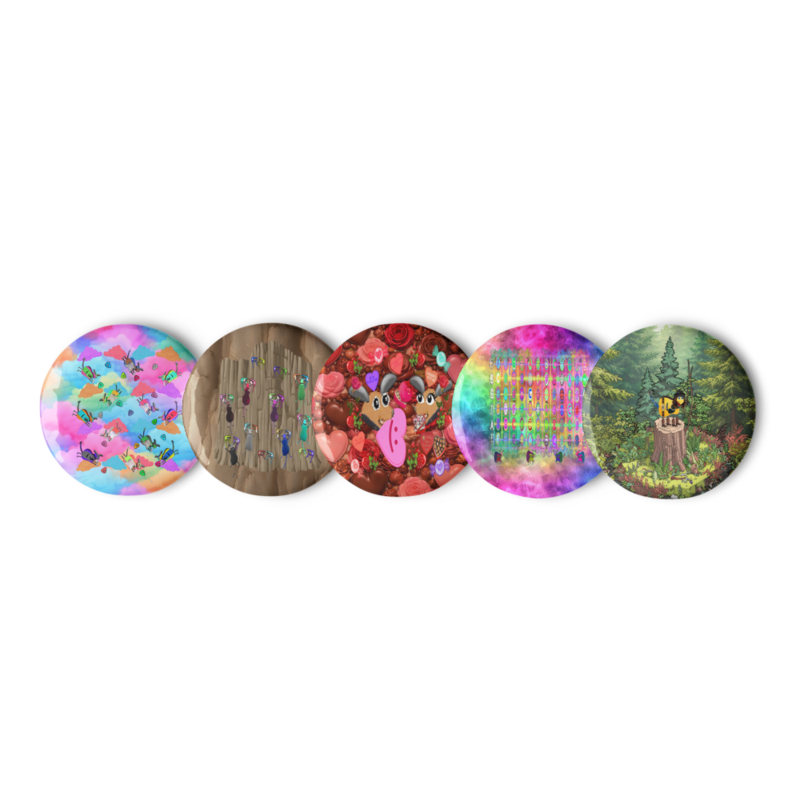 That Pluckle 5th Set of Pin Buttons