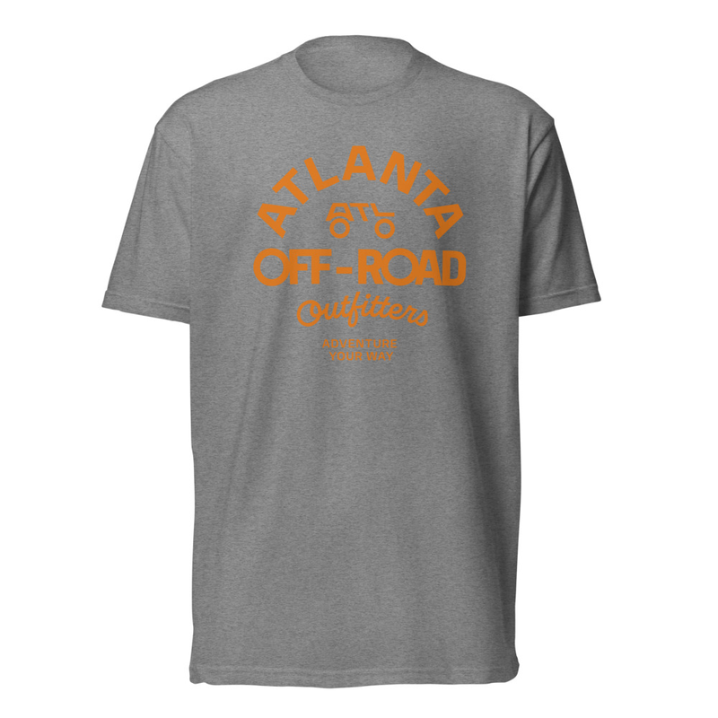 Circular Badge T-shirt (FRONT) - ORANGE LOGO – Image 4