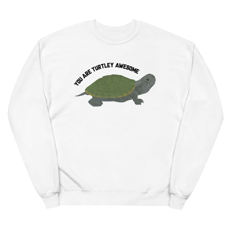 You Are Turtley Awesome ! Unisex Premium Sweatshirt - you are totally awesome, awesome pun shirt, puns, funny, funny shirt